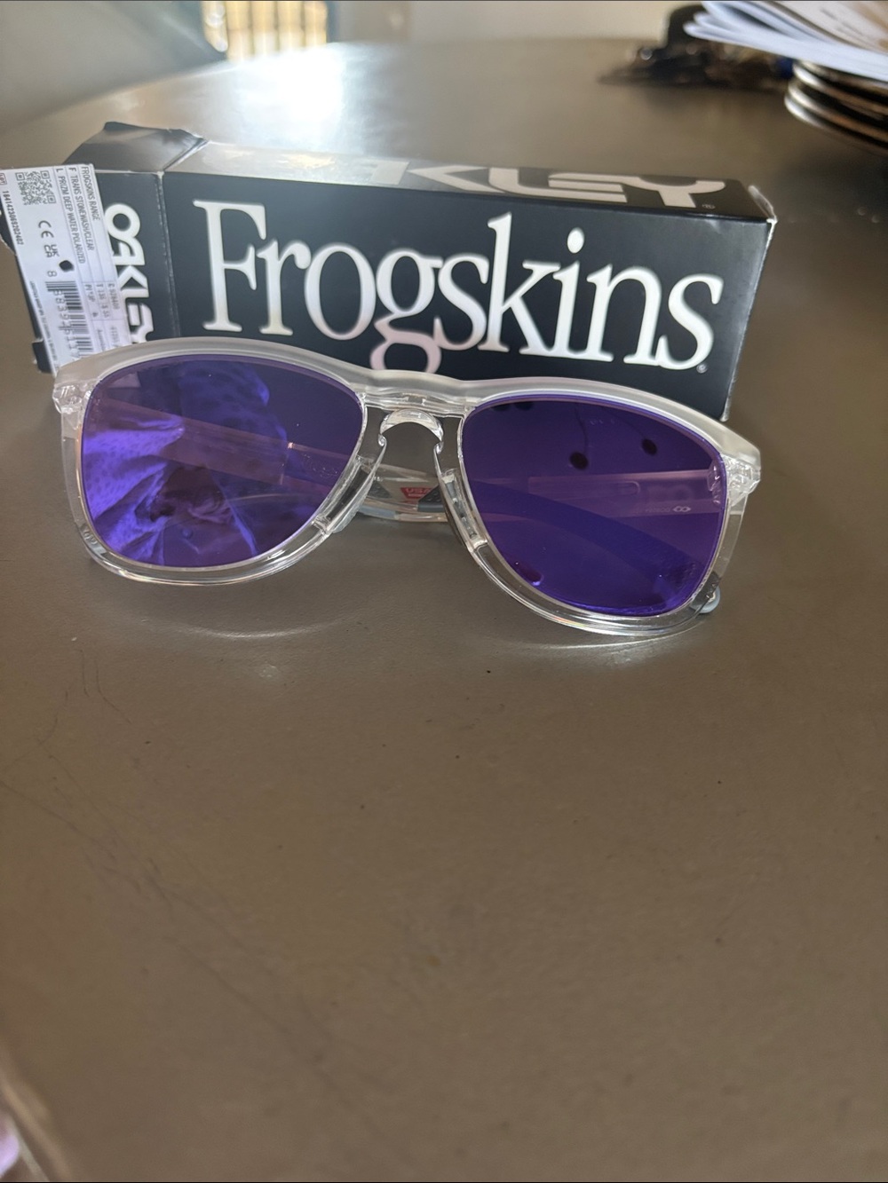 Oakley Frogskins Prizm deep water polarized lenses